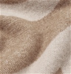 Acne Studios - Toronty Oversized Logo-Intarsia Wool-Blend Scarf - Tan