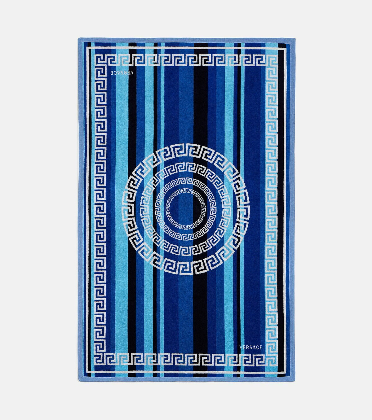 Versace Home Striped cotton terry towel