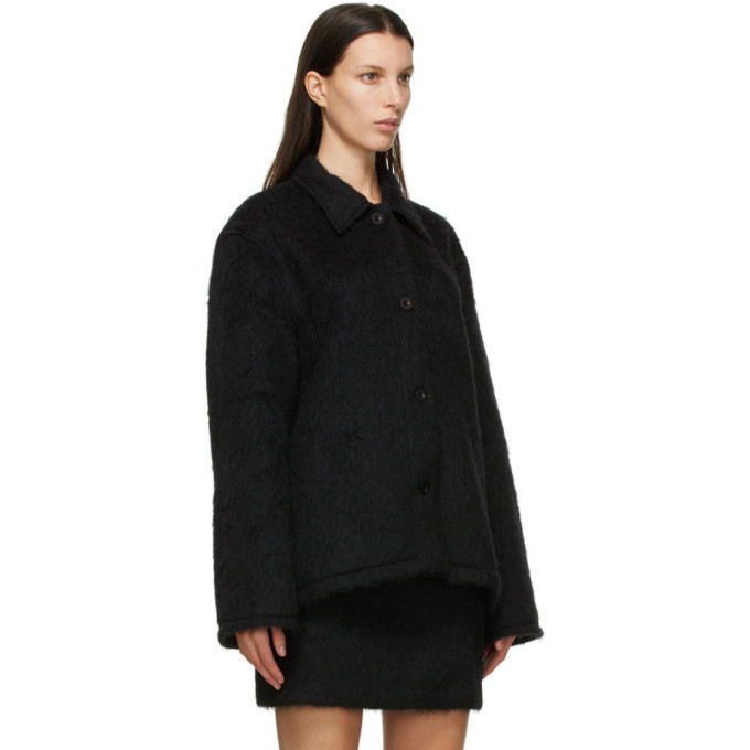 Our Legacy Black Wool Camp Cardigan Our Legacy