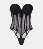 Jean Paul Gaultier Mesh corset bodysuit