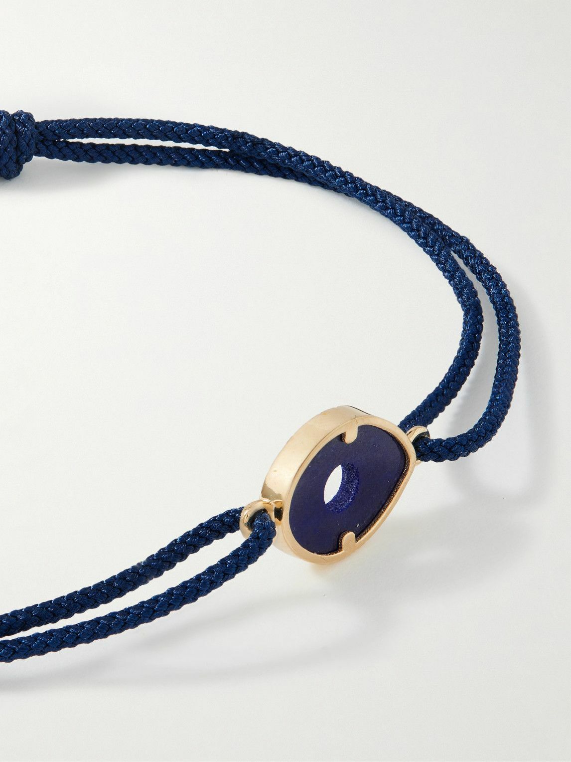 Luis Morais - Gold, Lapis Lazuli and Cord Bracelet