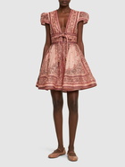 ZIMMERMANN - Matchmaker Structured Linen Mini Dress