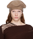 Isa Boulder Brown Reversible Beret