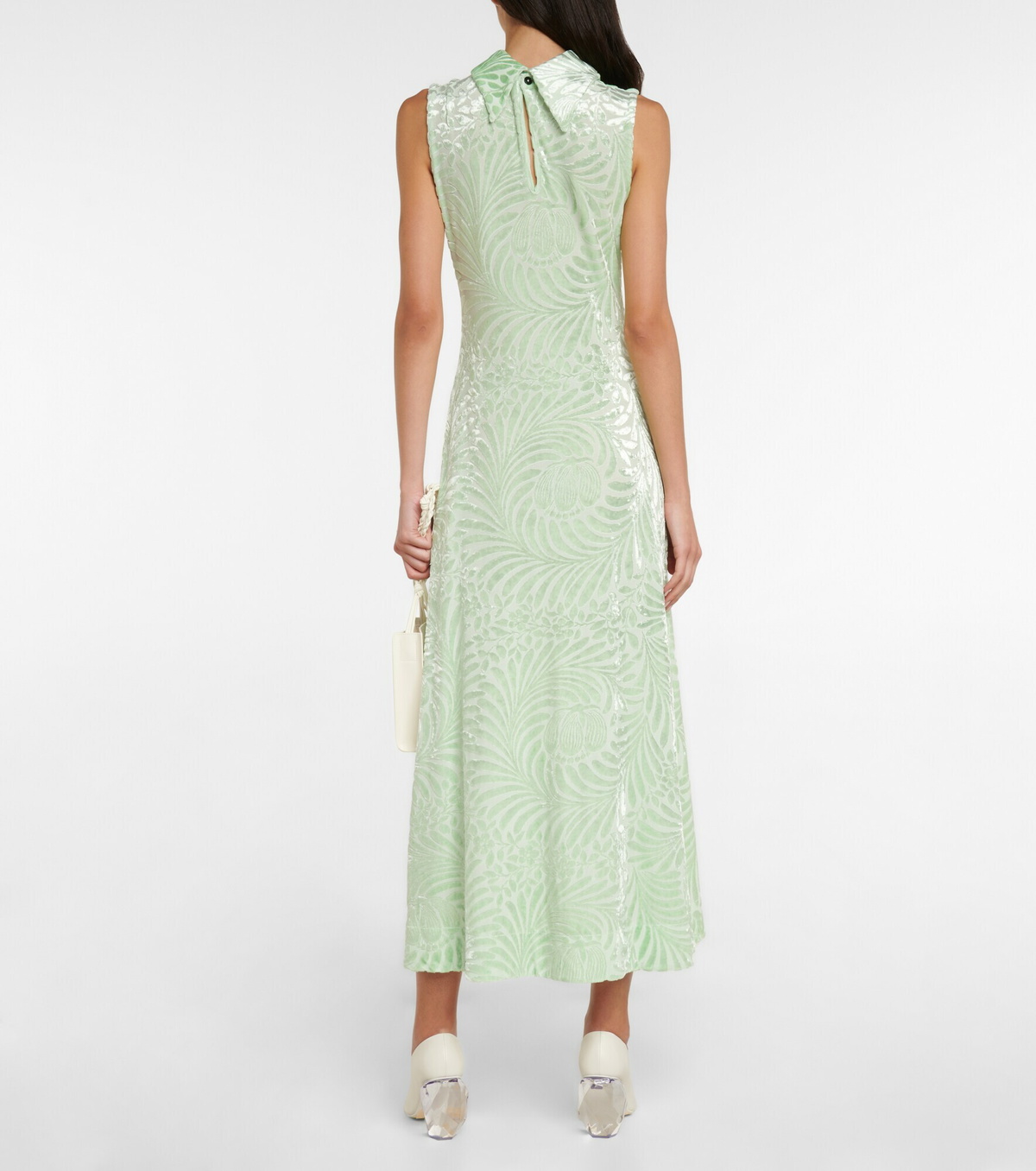 Jil Sander - Jacquard devoré maxi dress Jil Sander