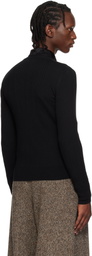 Dries Van Noten Black Wool Cardigan