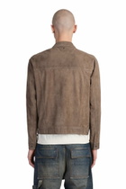 Salvatore Santoro Leather Jacket In Taupe Leather