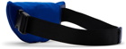 Alexander McQueen Blue Logo Belt Pouch