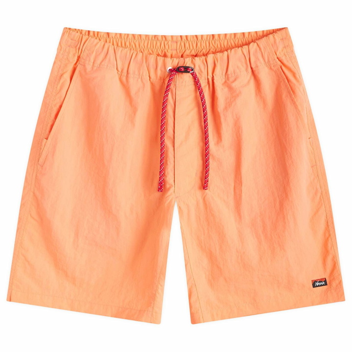 Photo: Nanga Men's Nylon Tusser Easy Shorts in S Orange