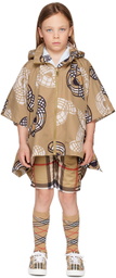 Burberry Kids Beige Thomas Bear Cape