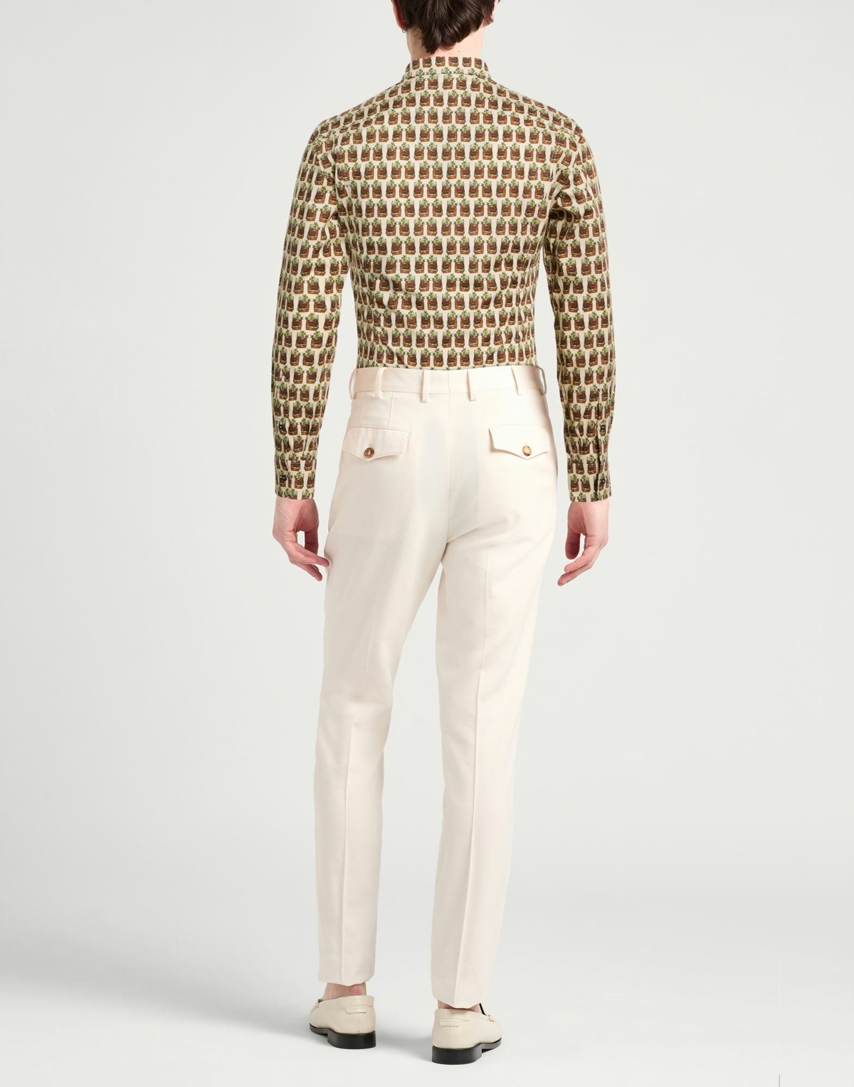 Dolce & gabbana Mens Shirt in Beige