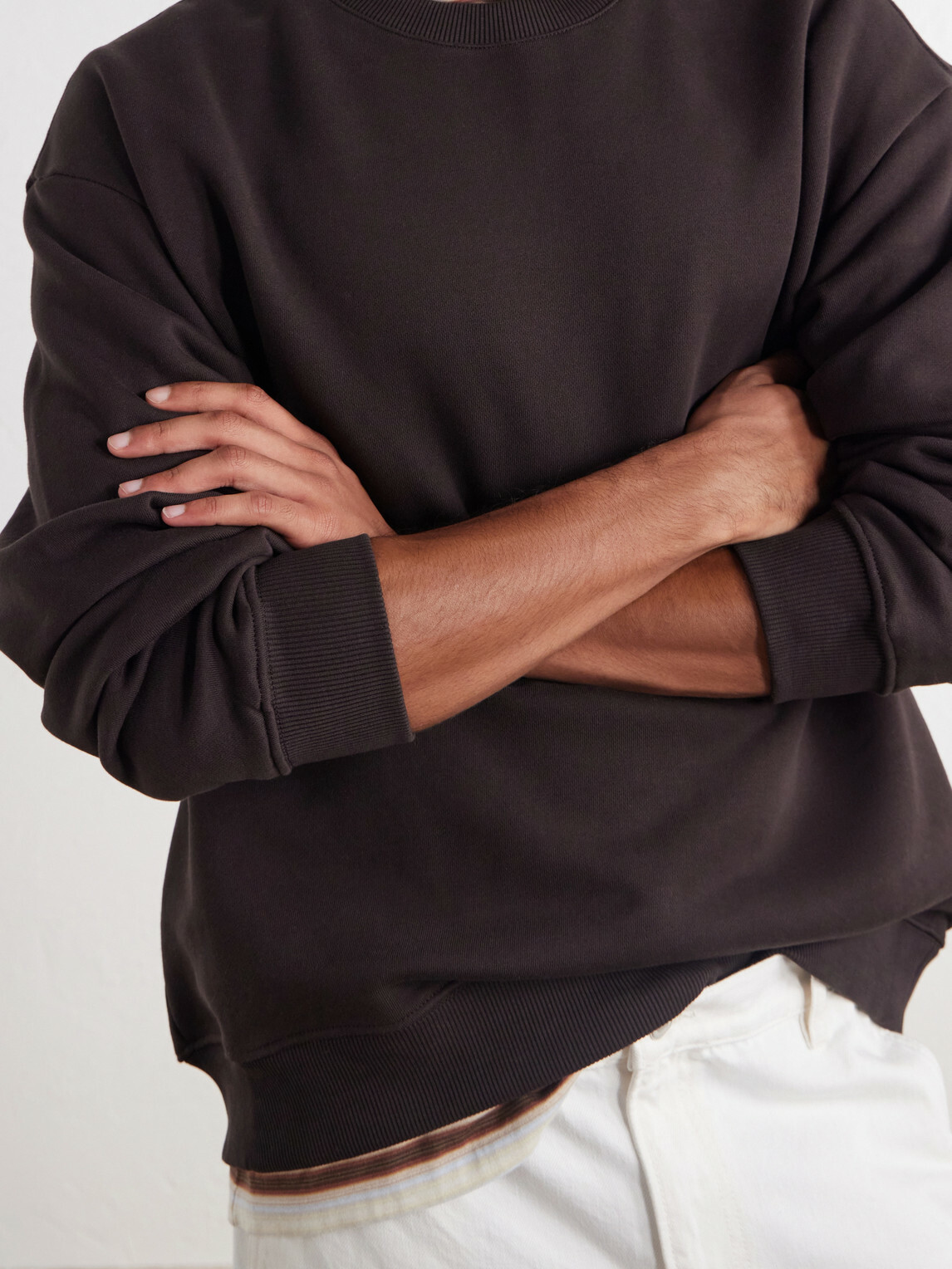 NN07 - David 3014 Organic Cotton-Jersey Sweatshirt - Brown