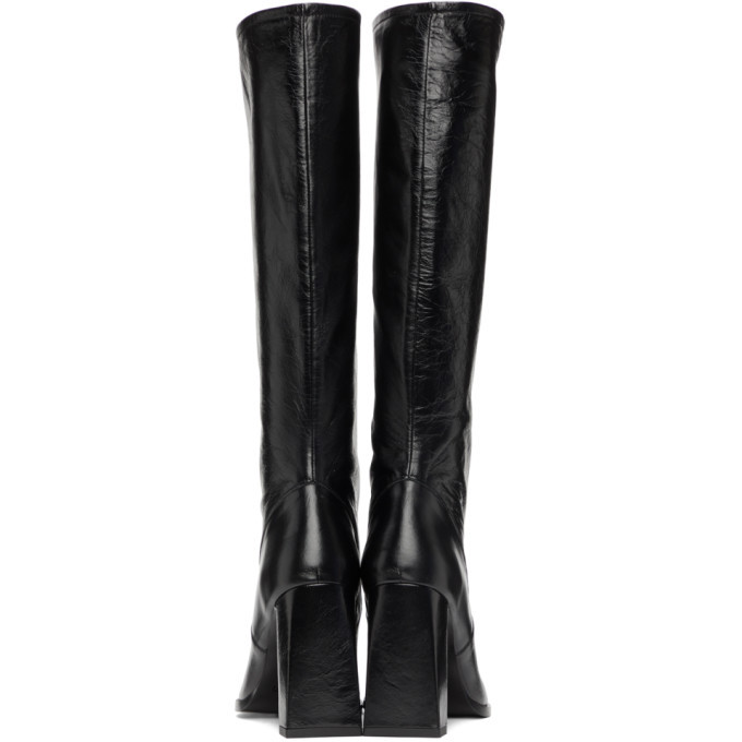 BY FAR Black Camilla Tall Boots