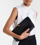 Bottega Veneta Andiamo Intrecciato Small leather clutch