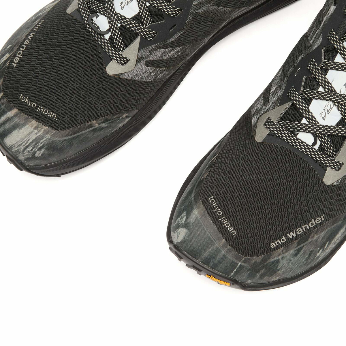 and wander Men's x Altra Lone Peak 9+ Sneakers in Dark Green