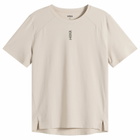 HOKA ONE ONE Men's Everyrun Short Sleeve in River Rock Grey