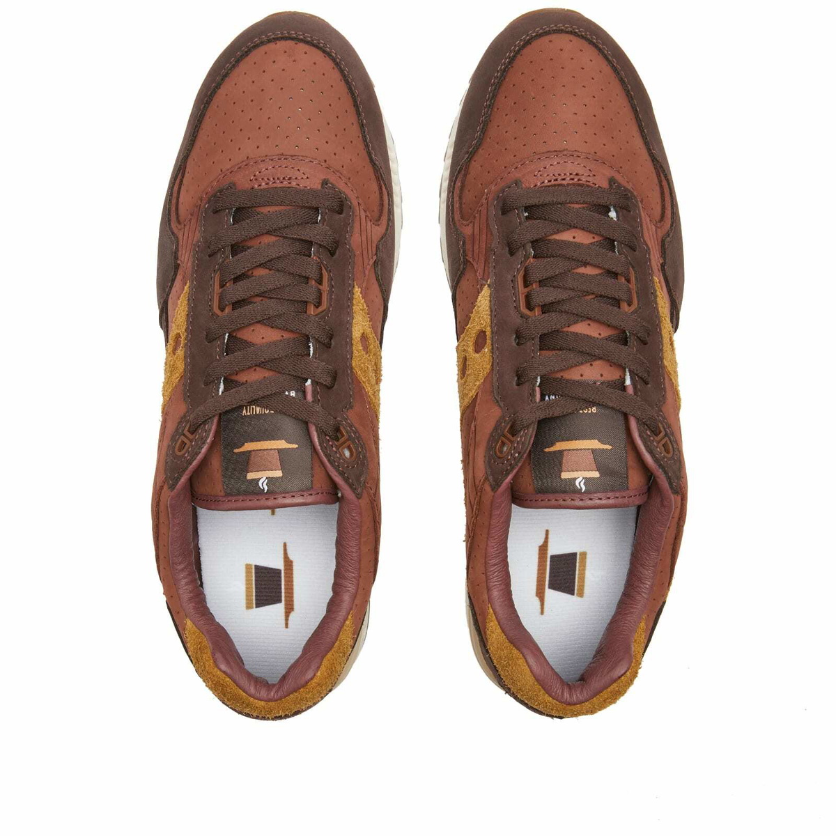 Saucony Men's Shadow 5000 'Espresso' Sneakers in Brown