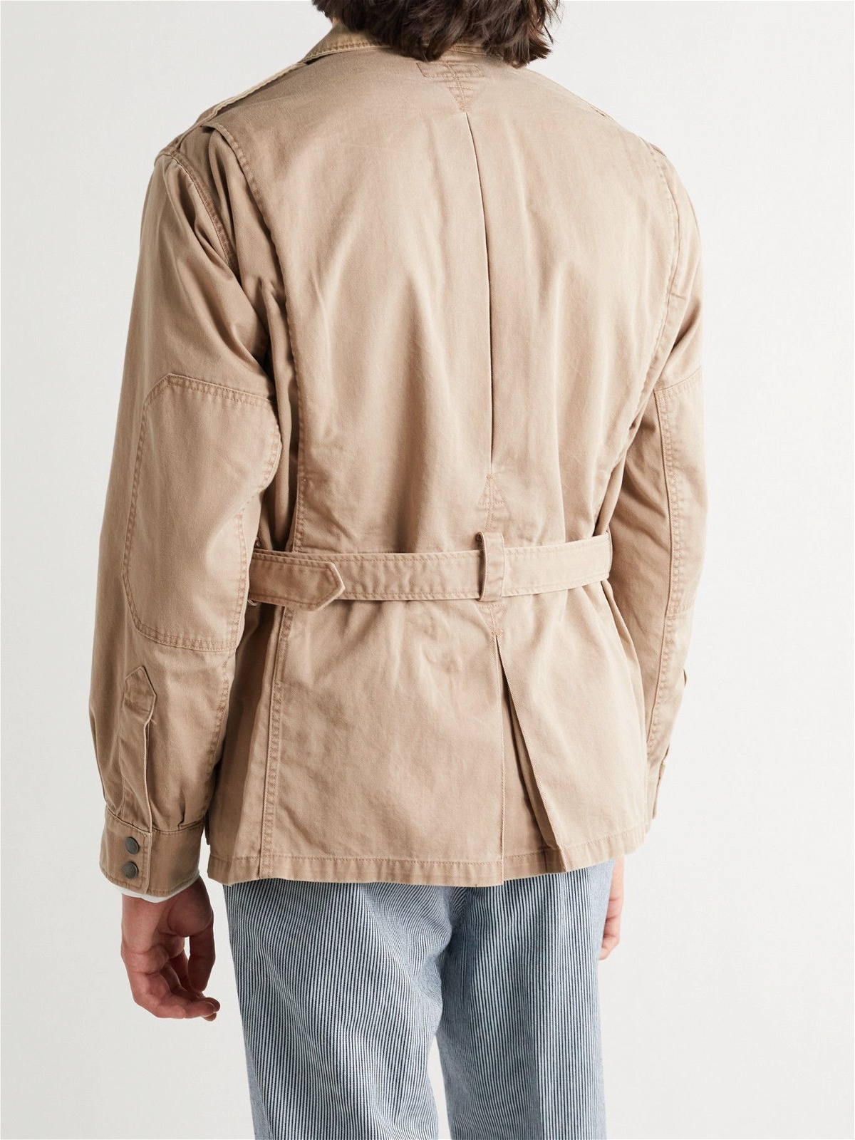 POLO RALPH LAUREN - Belted Cotton-Twill Jacket - Neutrals Polo Ralph Lauren