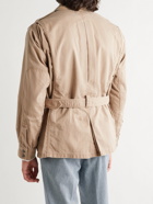 POLO RALPH LAUREN - Belted Cotton-Twill Jacket - Neutrals