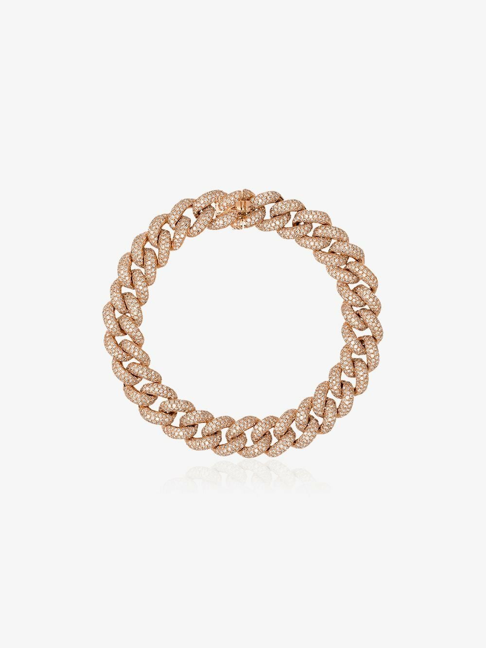 SHAY 18K Rose Gold Essential Link Diamond Bracelet