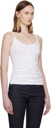JACQUEMUS White 'Le Darbdeur Clavela' Tank Top