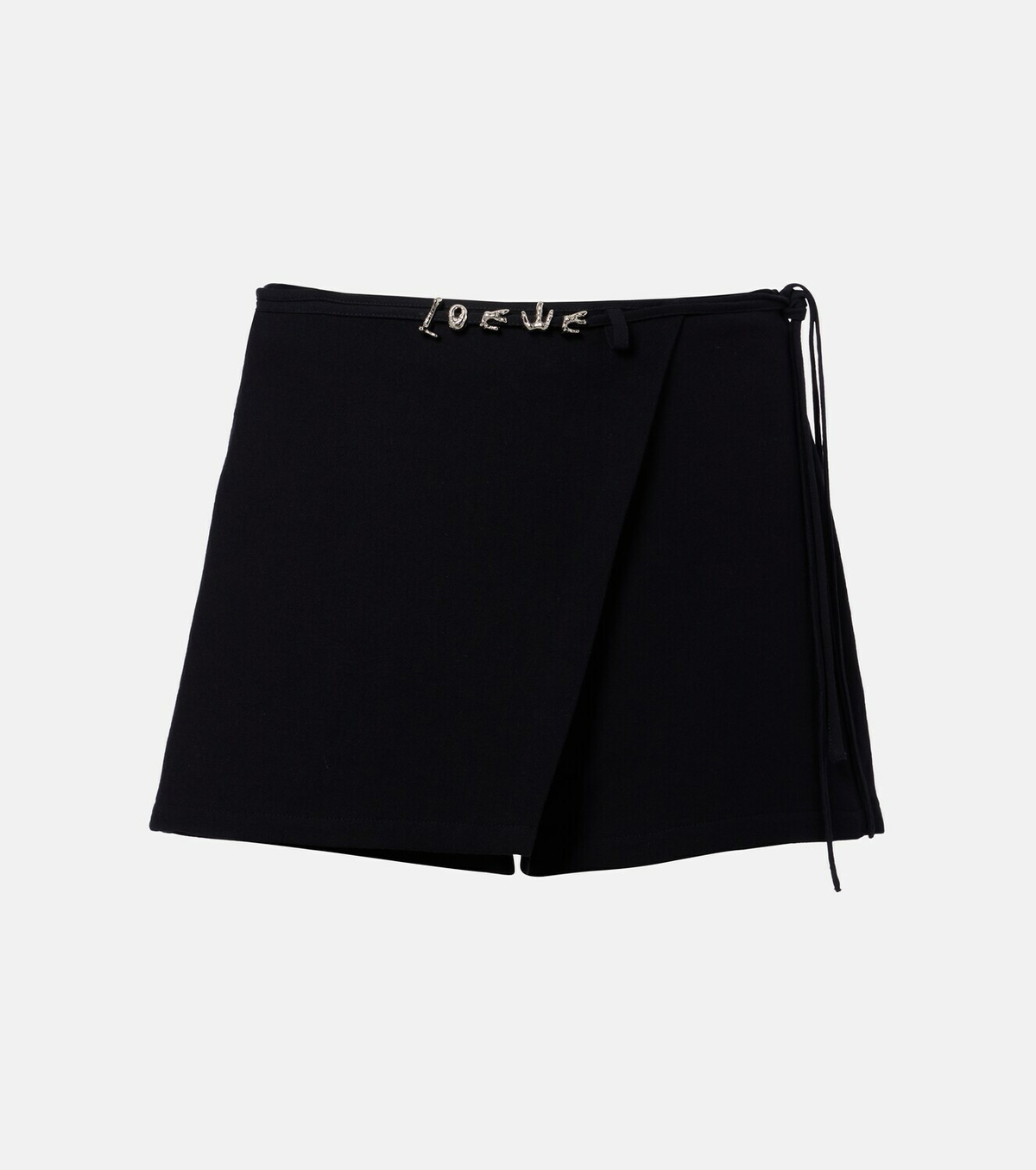 Loewe Paula's Ibiza cotton and silk crêpe skort