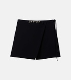 Loewe Paula's Ibiza cotton and silk crêpe skort