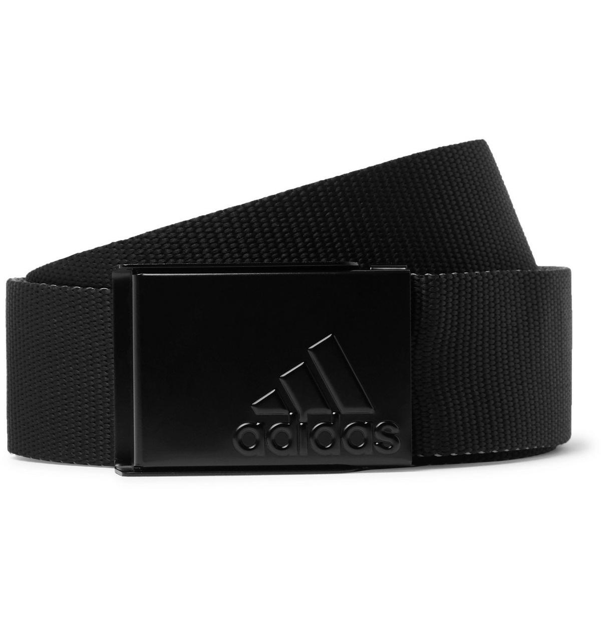 Adidas - 4cm Reversible Webbing Golf Belt - Black adidas Golf