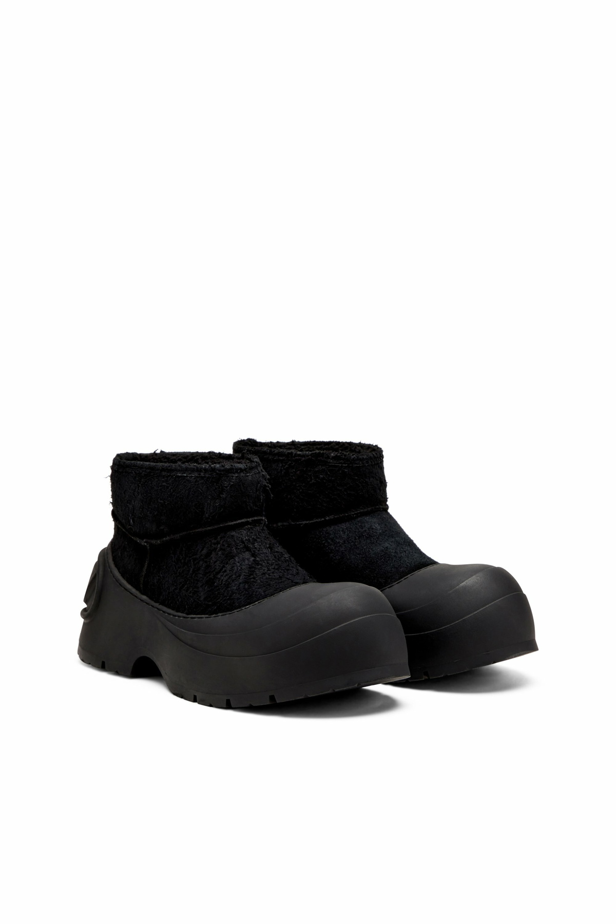 Diesel Chunky ankle boot with lug sole - Boots Mens in Black