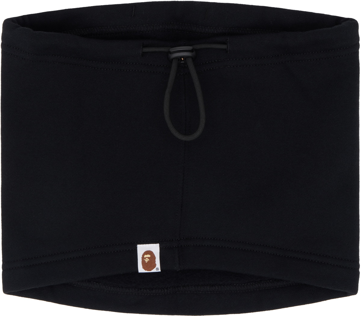 BAPE Black Shark Motif Neck Warmer A Bathing Ape