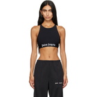 Palm Angels Black Classic Logo Sport Top