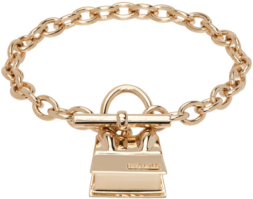 Jacquemus Gold Le Raphia 'Le Bracelet Chiquito' Bracelet Jacquemus