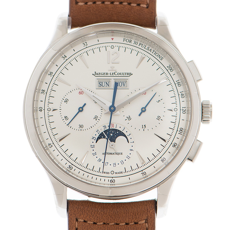 Jaeger LeCoultre Master Control Chronograph Calendar Automatic White Dial Mens Watch Q4138420