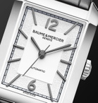Baume & Mercier - Hampton Automatic 27.5mm Stainless Steel and Alligator Watch, Ref. No. M0A10522 - Silver