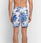 Polo Ralph Lauren - Traveler Mid-Length Printed Swim Shorts - White