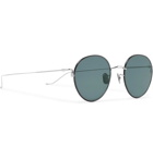 Eyevan 7285 - Round-Frame Silver-Tone Sunglasses - Silver