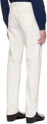 A.P.C. White Natacha Ramsay-Levi Edition Sureau Jeans