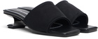 Nicole Saldaña Black Sarah Heeled Sandals