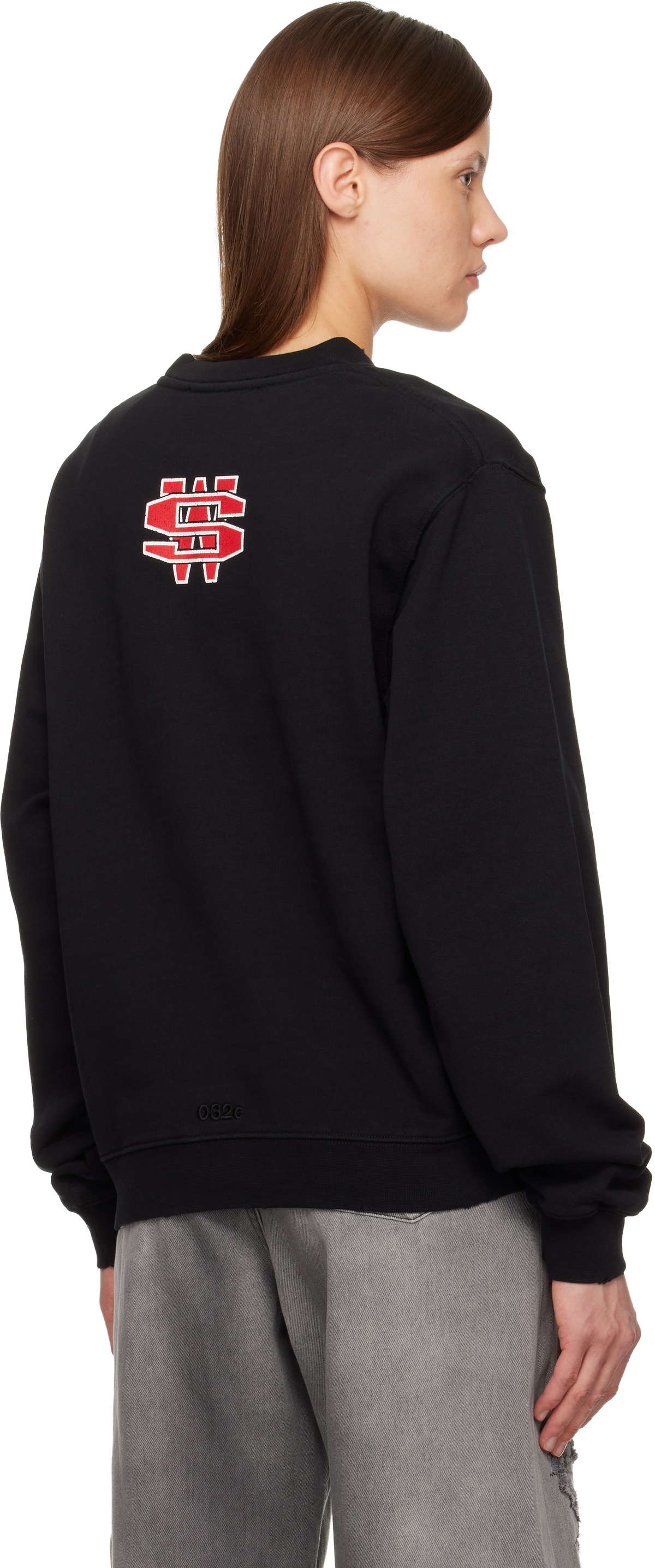 032c Black One Dollar Bill Sweater