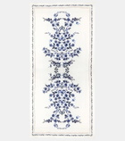La DoubleJ Large floral linen tablecloth