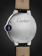 Cartier - Ballon Bleu de Cartier Automatic 42mm Stainless Steel and Alligator Watch, Ref. No. WSBB0026 - Silver