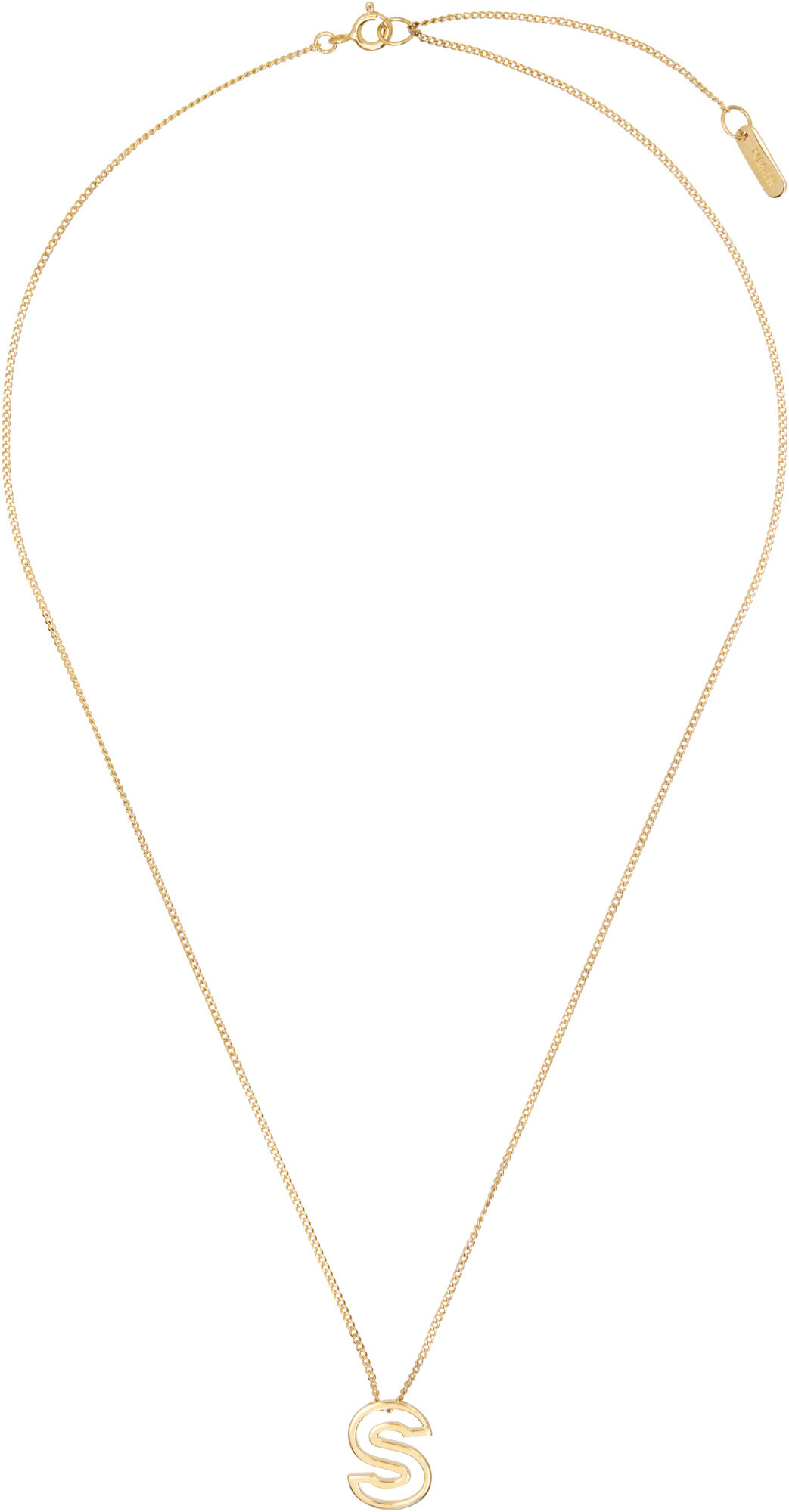 Numbering 'S' #7700 Necklace