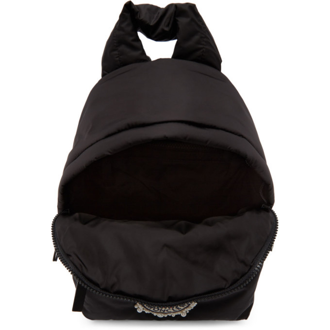 Moncler Genius 4 Moncler Simone Rocha Black Logo Backpack Moncler