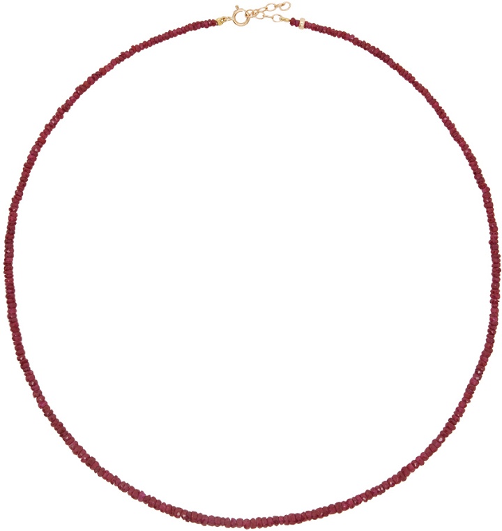 Photo: JIA JIA Red July Birthstone Ruby Beaded Necklace