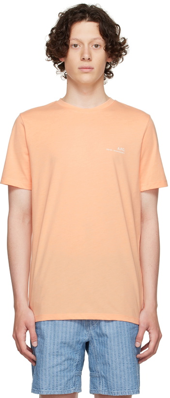 Photo: A.P.C. Pink Cotton T-Shirt