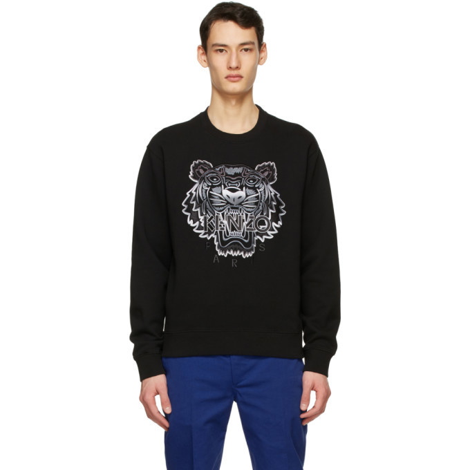 Photo: Kenzo Black Gradient Tiger Sweatshirt