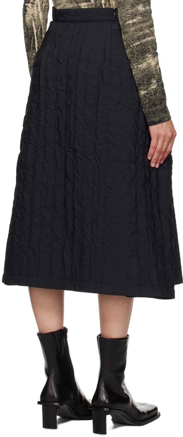 Henrik Vibskov Black Bind Midi Skirt Henrik Vibskov