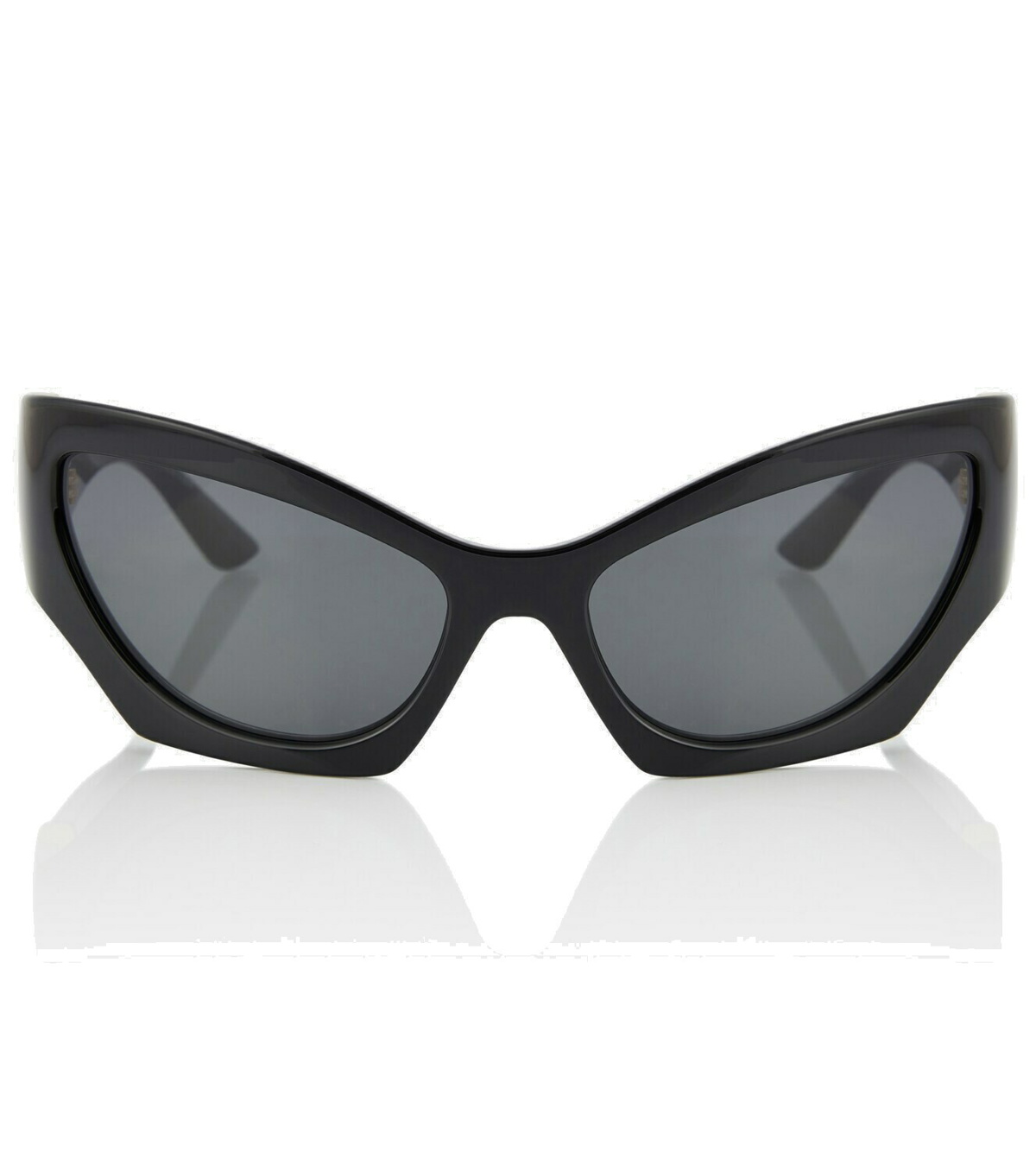 Versace Oval acetate sunglasses Versace