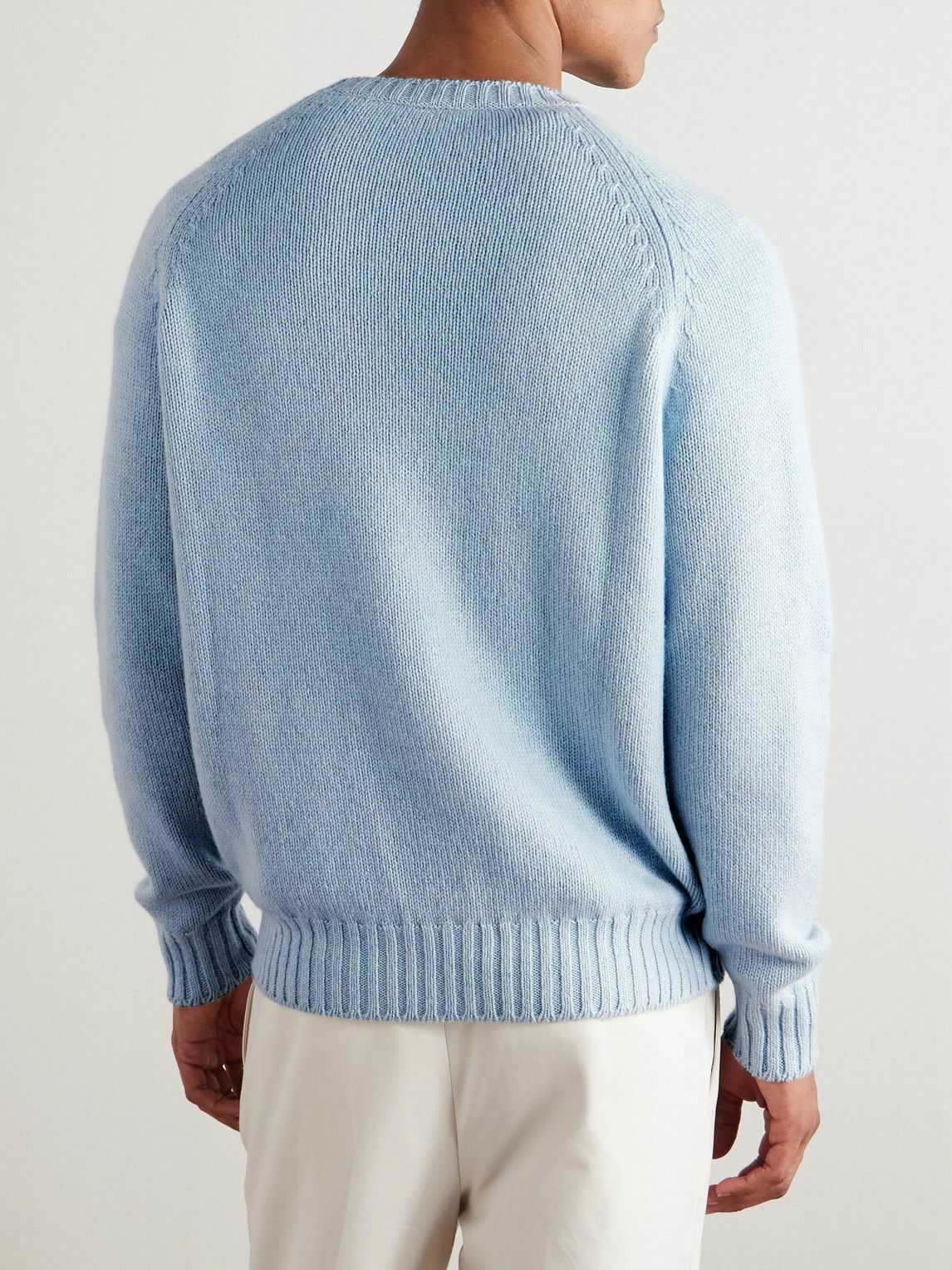 UMIT BENAN - Milano Cashmere Sweater - Blue