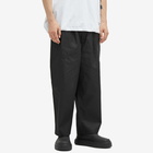 Comme des Garçons Homme Men's Poly Gabardine Belted Trousers in Black