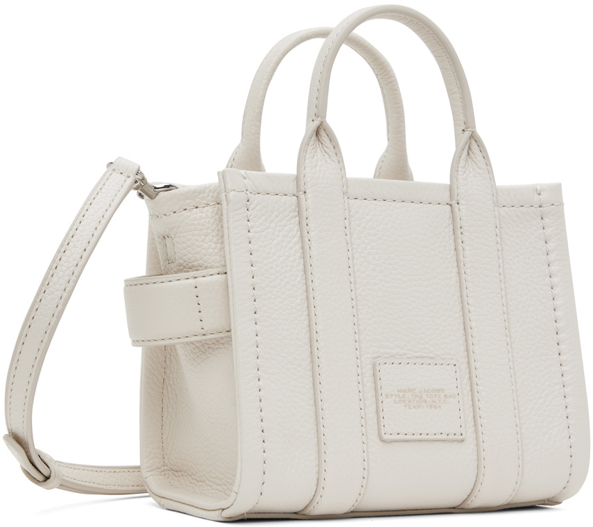 Marc Jacobs Off-White 'The Leather Mini Tote Bag' Tote Marc
